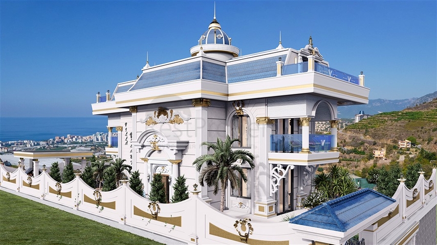 Luxury villa 5+1 in Kargicak area