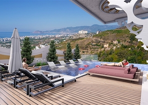 Luxury villa 5+1 in Kargicak area