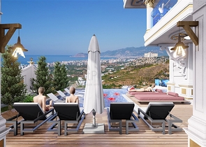 Luxury villa 5+1 in Kargicak area