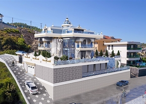 Luxury villa 5+1 in Kargicak area