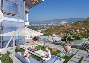 Luxury villa 5+1 in Kargicak area