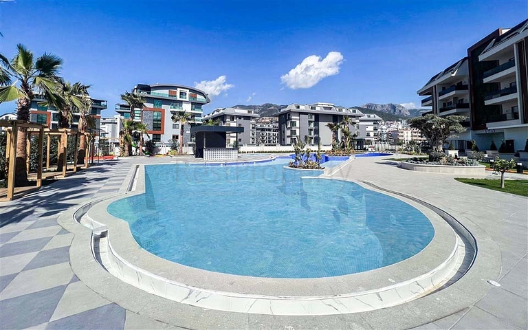 Apartment 2+1 in a complex with infrastructure in the Oba area