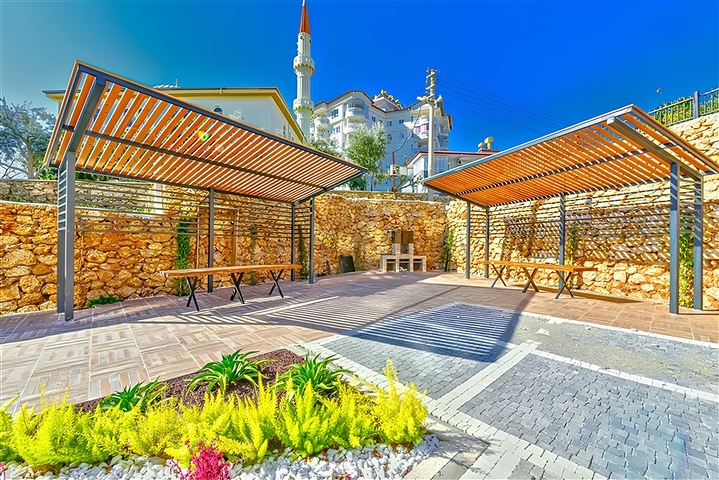 Modern 1+1 Apartment with Sea View in Tosmur, Alanya — 550 m from the Beach