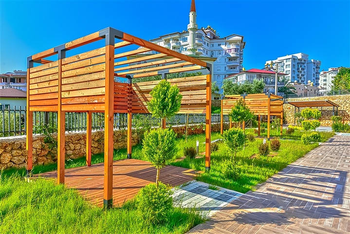 Modern 1+1 Apartment with Sea View in Tosmur, Alanya — 550 m from the Beach