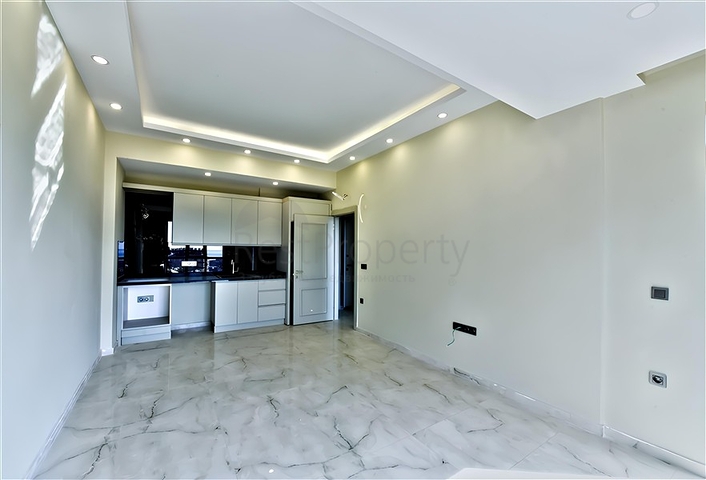 Modern 1+1 Apartment with Sea View in Tosmur, Alanya — 550 m from the Beach