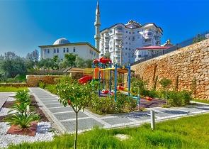 Modern 1+1 Apartment with Sea View in Tosmur, Alanya — 550 m from the Beach