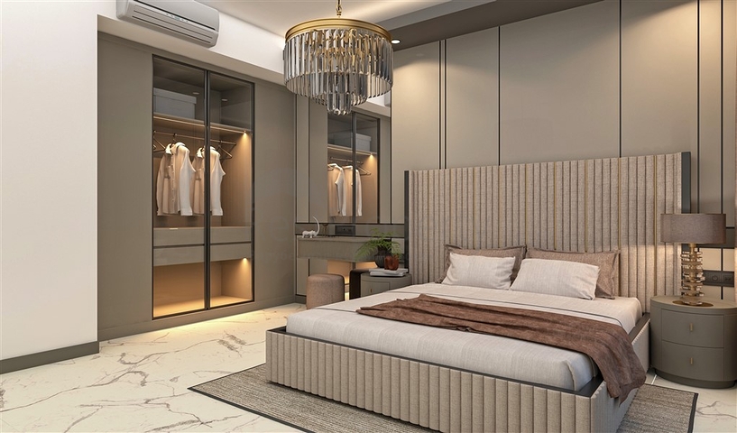 A new modern complex under construction in Northern Cyprus in the Guzelyurt area