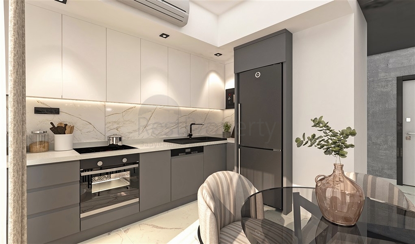 A new modern complex under construction in Northern Cyprus in the Guzelyurt area