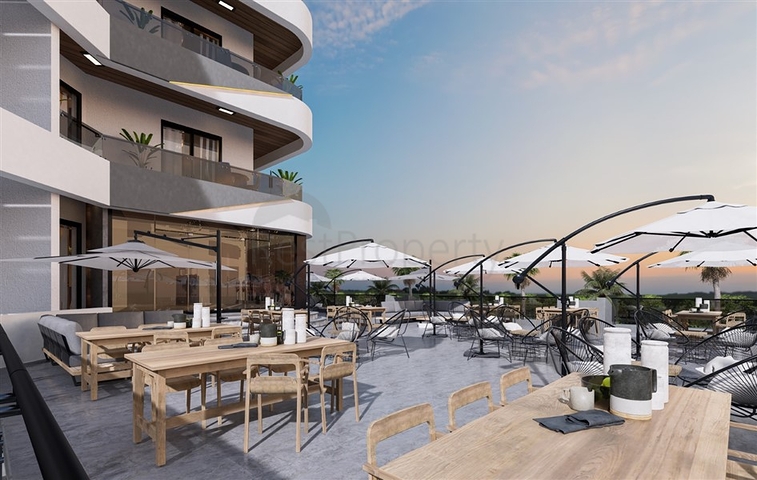 A new modern complex under construction in Northern Cyprus in the Guzelyurt area