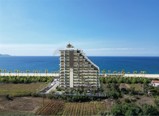 A new modern complex under construction in Northern Cyprus in the Guzelyurt area