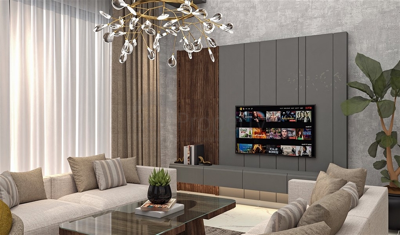 A new modern complex under construction in Northern Cyprus in the Guzelyurt area