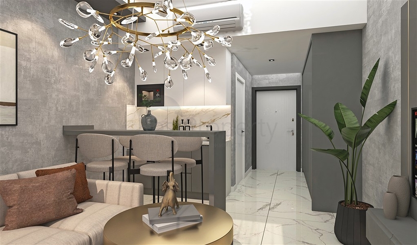 A new modern complex under construction in Northern Cyprus in the Guzelyurt area