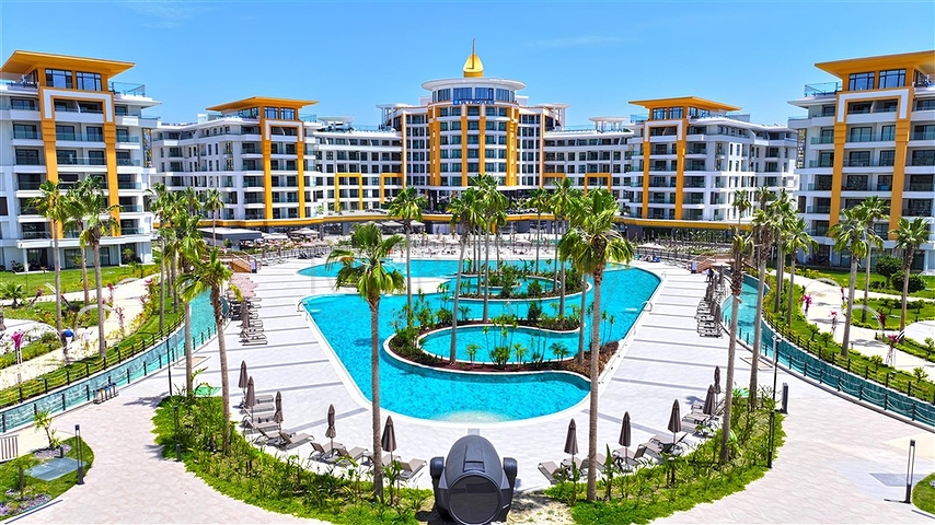 1+1 apartment with sea view in a premium class complex 