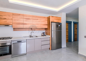 Furnished 1+1 Apartment in Mahmutlar, Alanya with Pool