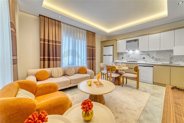 New Investment Apartments in Central Alanya, 700 m from Sea