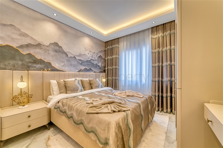 New Investment Apartments in Central Alanya, 700 m from Sea