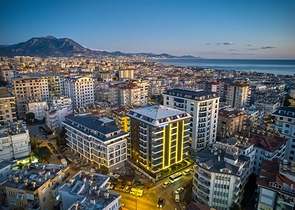 New Investment Apartments in Central Alanya, 700 m from Sea