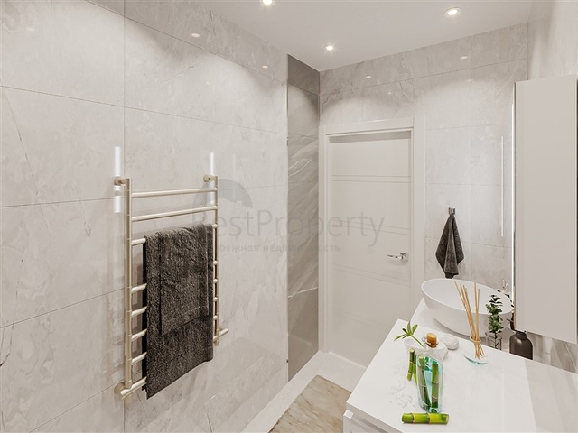 1+1 apartment with pine forest