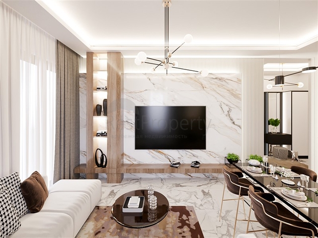 1+1 apartment with pine forest