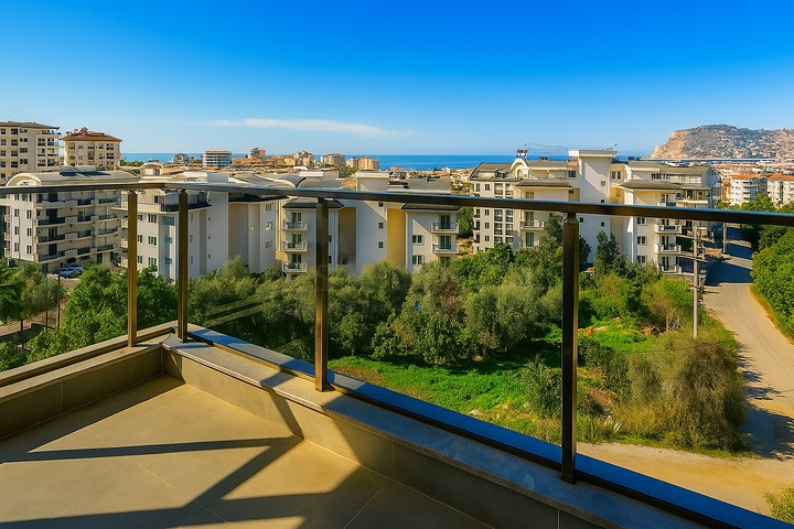 One-bedroom apartment in a new complex in Oba district