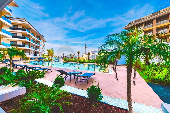 One-bedroom apartment in a new complex in Oba district