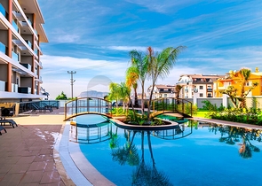 One-bedroom apartment in a new complex in Oba district