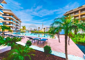 One-bedroom apartment in a new complex in Oba district