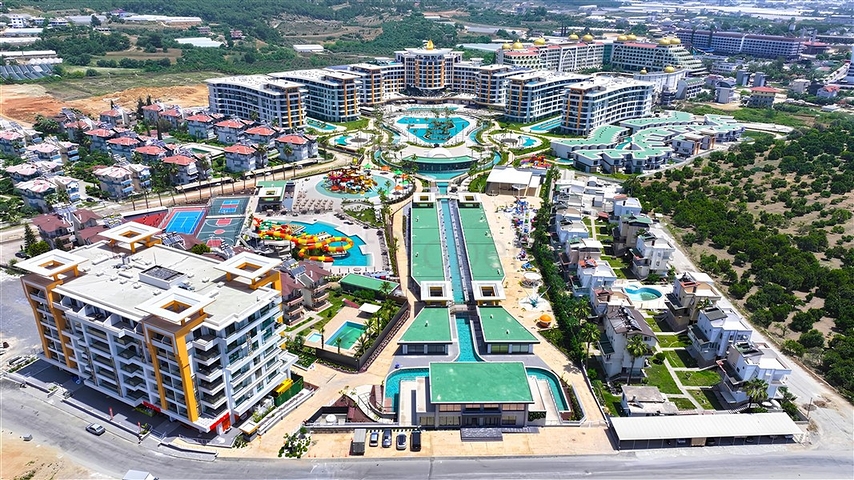 The apartment is from the owner of the layout 1+1, 2+1, 3+1 in the large-scale Turkler district project