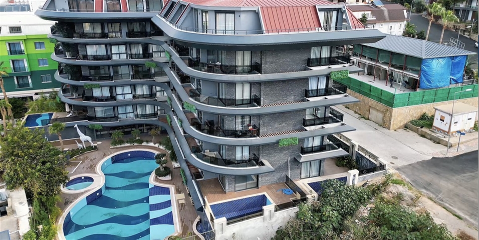 2+1 Garden duplex in Kestel 