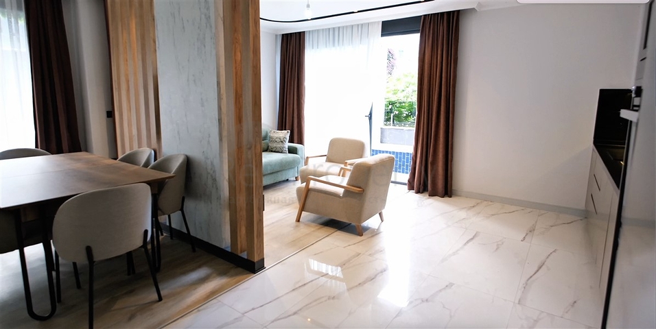 2+1 Garden duplex in Kestel 