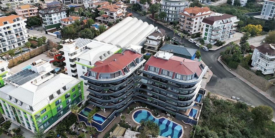 2+1 Garden duplex in Kestel 