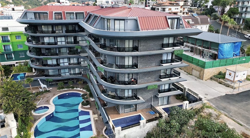 2+1 Garden duplex in Kestel 