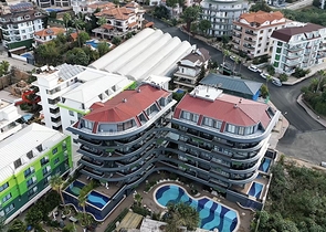 2+1 Garden duplex in Kestel 