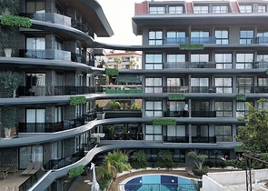 2+1 Garden duplex in Kestel 