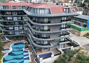 2+1 Garden duplex in Kestel 