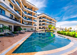 One-bedroom apartment in a complex in the Oba area