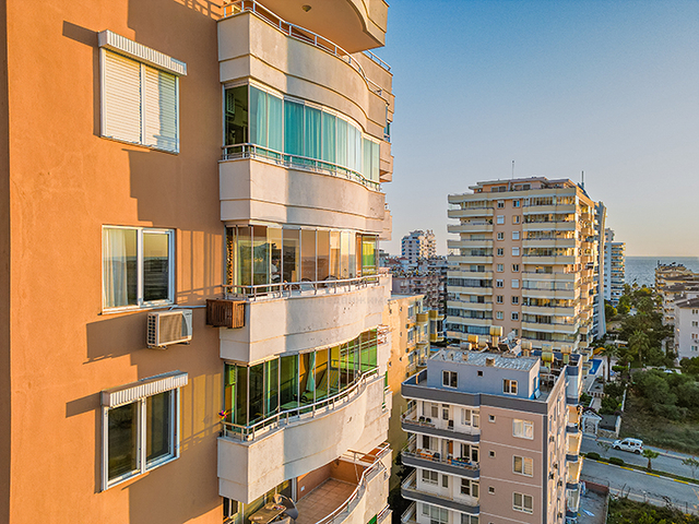 Furnished 2+1 Sea View Apartment in Mahmutlar Alanya