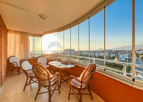 Furnished 2+1 Sea View Apartment in Mahmutlar Alanya