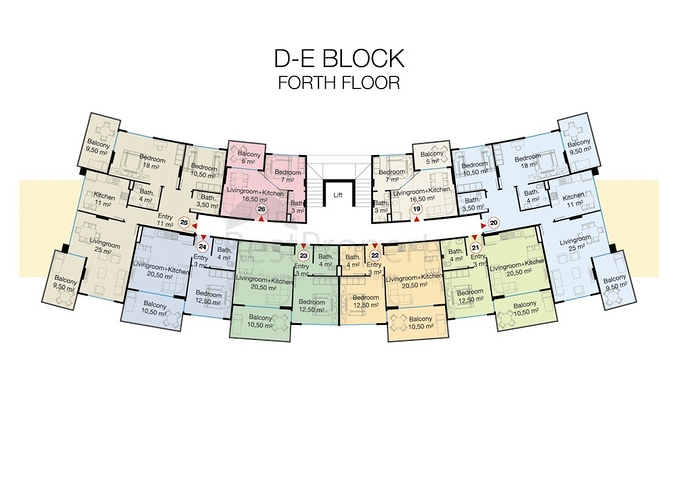 Apartments in Kestel, Alanya with high rental potential