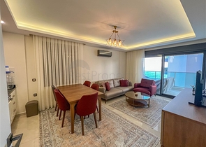 Two-bedroom furnished apartment in Mahmutlar district 