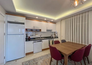 Two-bedroom furnished apartment in Mahmutlar district 