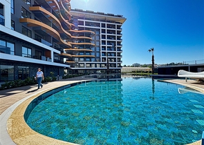 1+1 apartment in a luxury complex at the final stage of construction