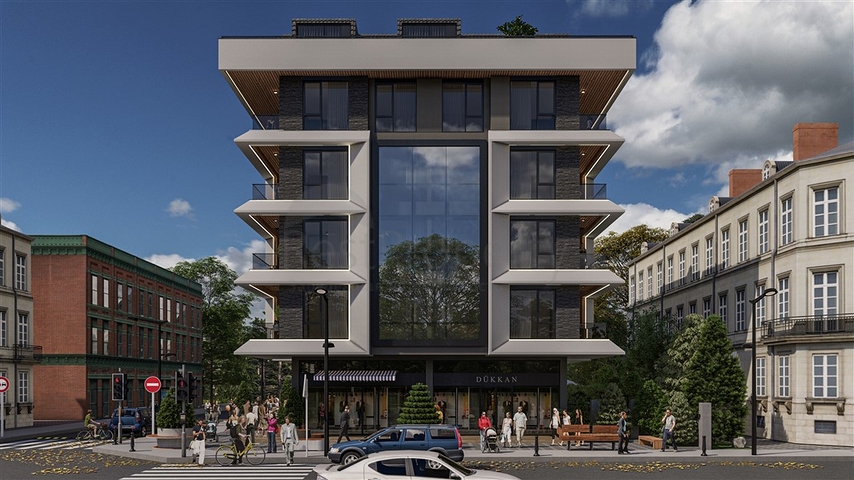 A new project in the Oba area, 350 m from the sea  