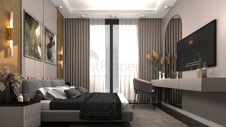 A new project in the Oba area, 350 m from the sea  