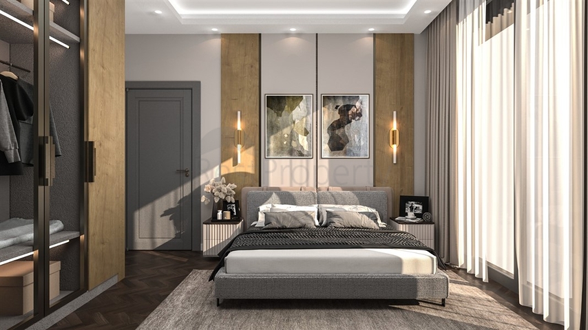 A new project in the Oba area, 350 m from the sea  