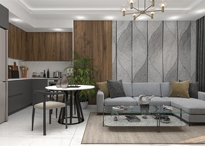 A new project in the Oba area, 350 m from the sea  