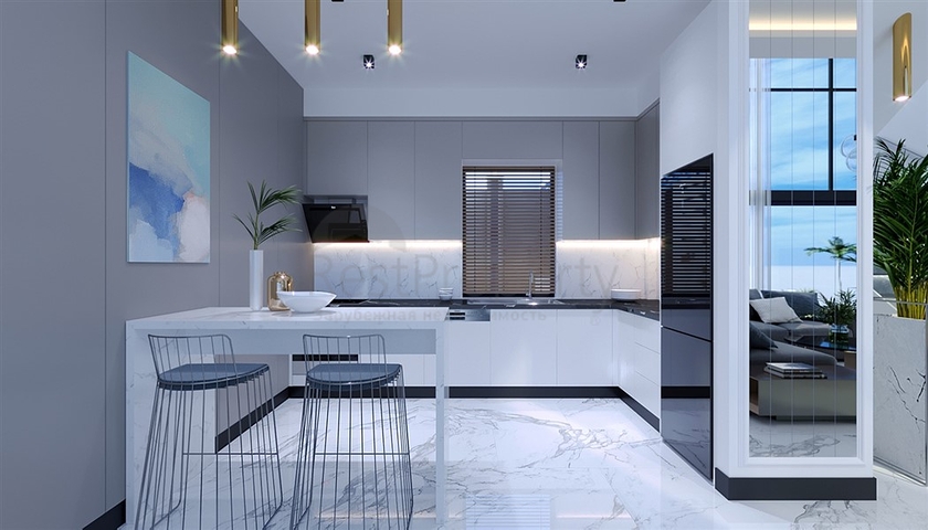 Villa project with stunning views in the center of Alanya