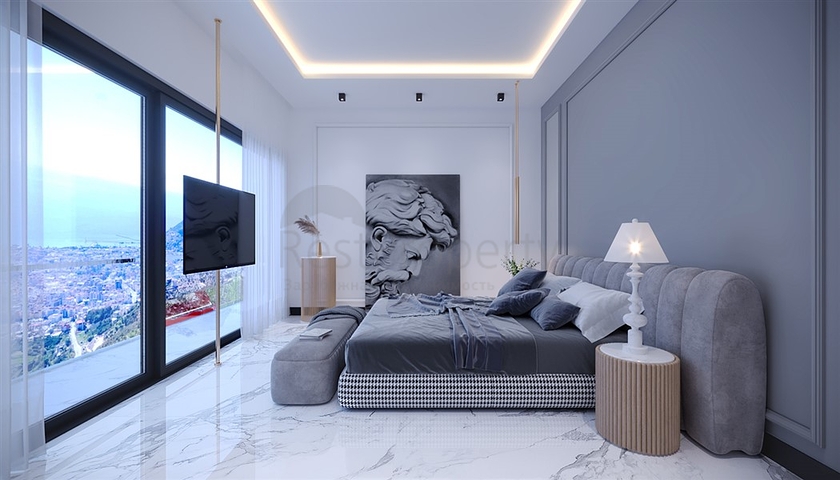 Villa project with stunning views in the center of Alanya