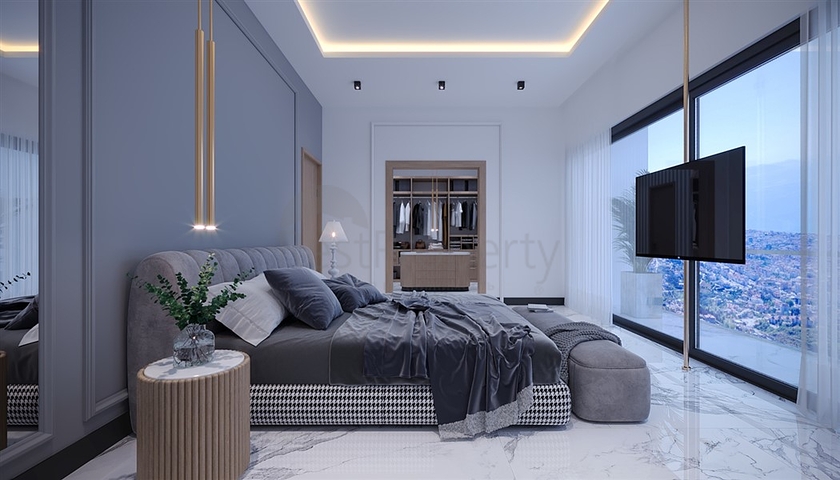 Villa project with stunning views in the center of Alanya