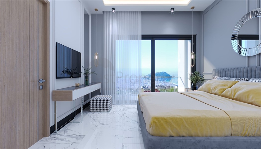 Villa project with stunning views in the center of Alanya